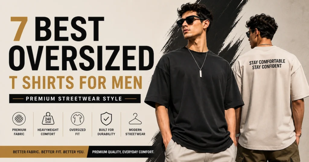 Best Oversized T Shirts for Men premium streetwear fashion guide