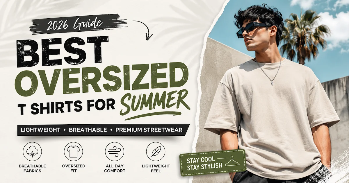 Premium T Shirts in India Best Oversized T Shirts for Summer