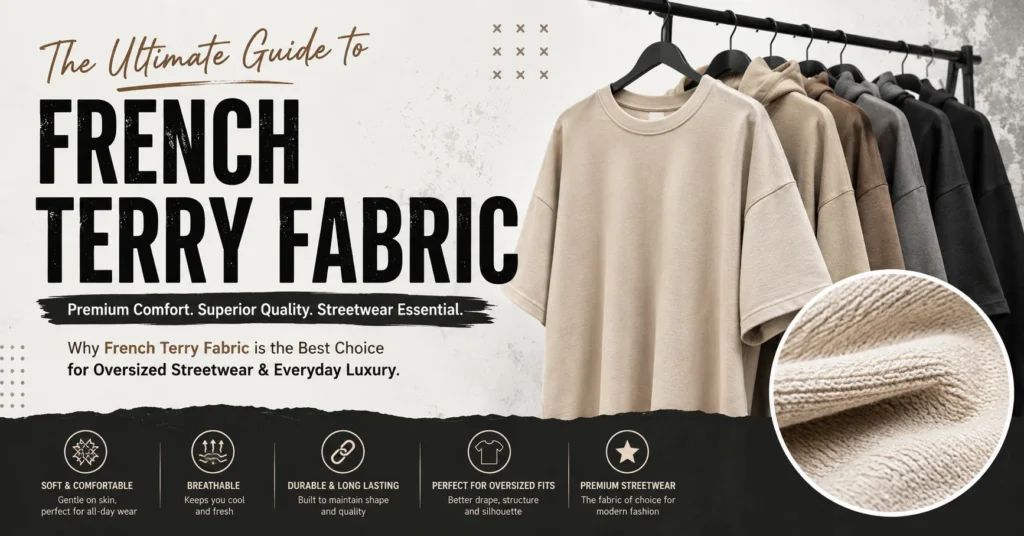 French Terry Fabric oversized streetwear premium fabric guide