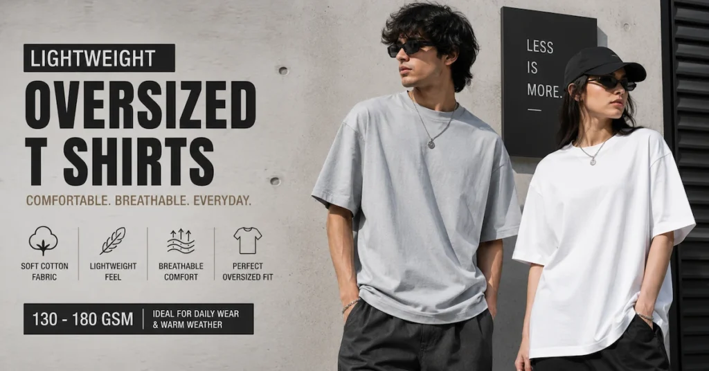 best gsm for oversized t shirts lightweight cotton oversized fashion