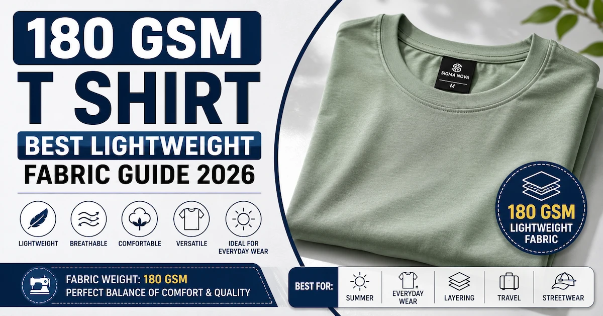 180 GSM T Shirt lightweight fabric guide 2026